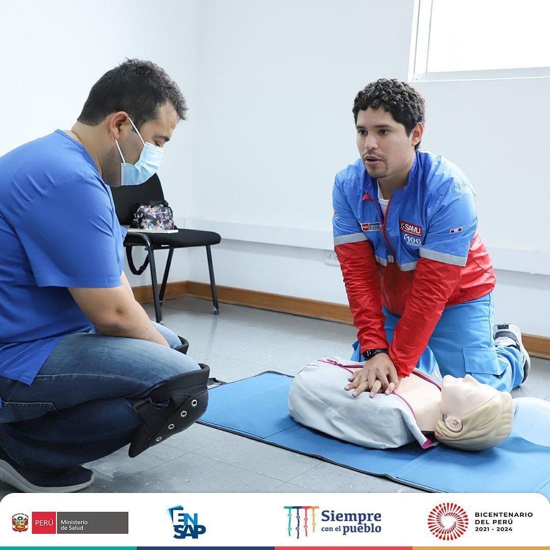 ENSAPDELPERU's tweet photo. 📣 #Capacitandoporlasalud
#Curso: Soporte Básico Prehospitalario

Taller práctico y evaluación presencial 💪🙂 https://t.co/im4IWgQo2X