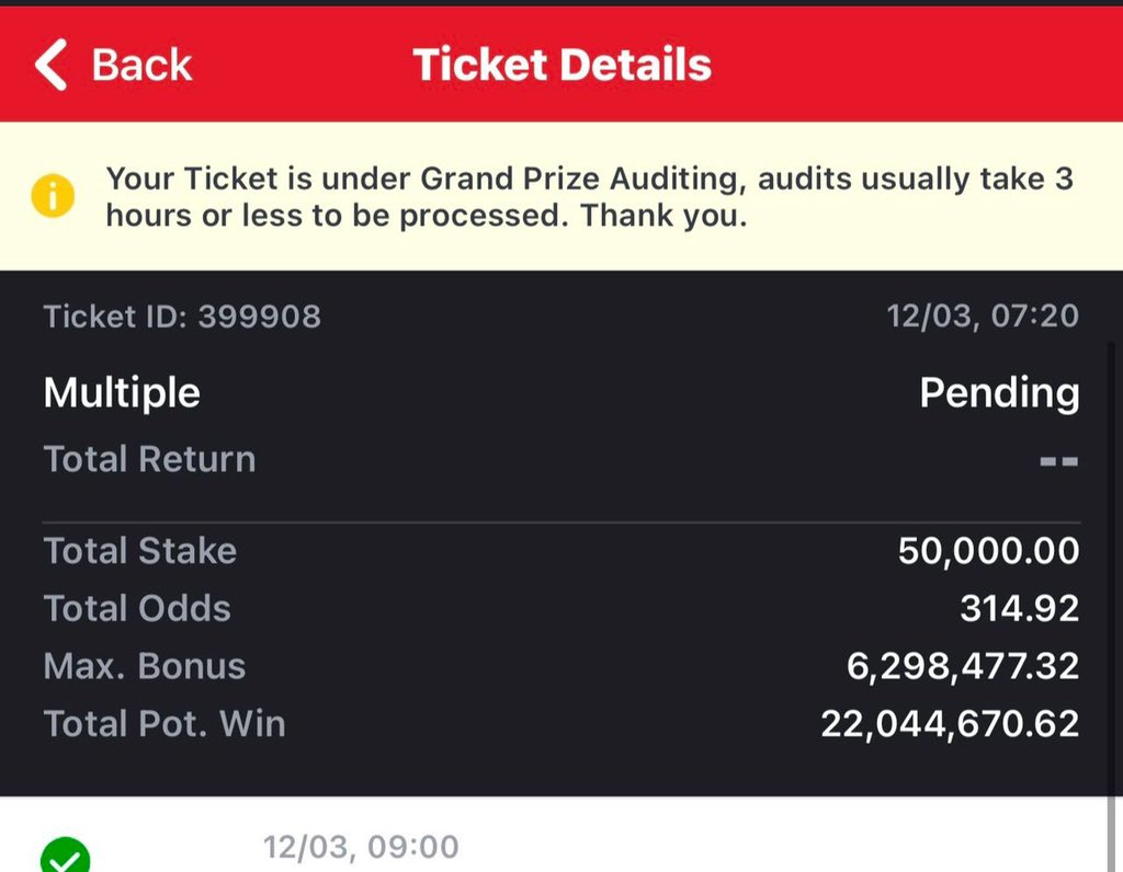 TalentedFBG's tweet image. Another history has been made as we boom this incoming 22million🔥

I've also booked another 500odds and 80odds,the Booking code has been postd here
👇
bit.ly/3VAdfIq

 Let’s win the 500 odds together ❤️. The game is only meant for 1st 1K People that to Join and Retweet