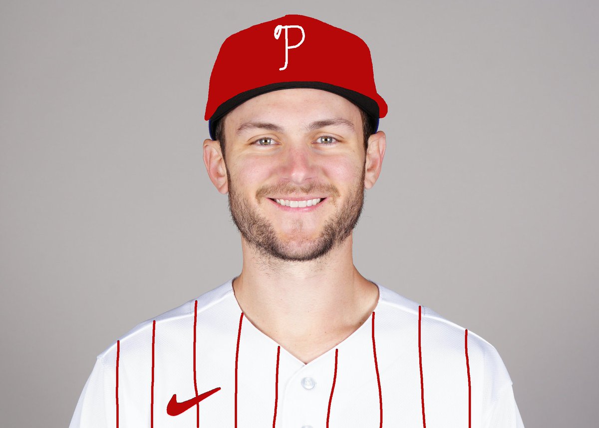 Cut4's tweet photo. first look at Trea Turner in a @Phillies uni

(per @Feinsand) https://t.co/pPvzZK2QgN