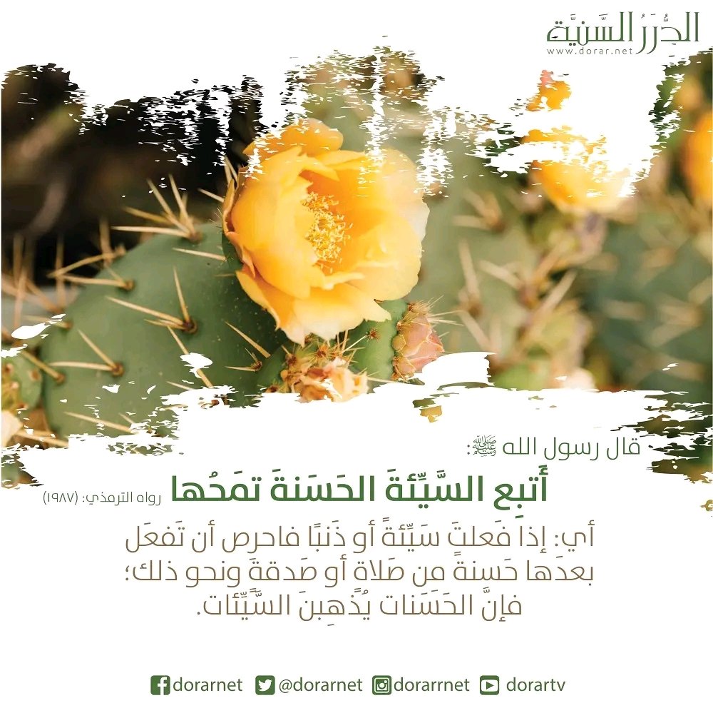 farouk19861's tweet photo. "أتبع السيئة الحسنة تمحها" https://t.co/WE220L1QOp