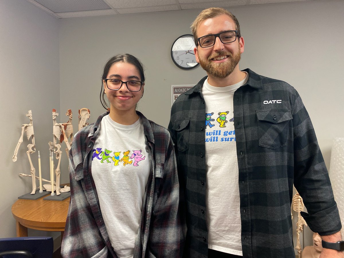 Jbarnumoatc's tweet photo. OATC Spirit Week Win!!  Dress like your Instructor, Mr. Ready (Healthcare Instructor)
#opsmomentsthatmatter @OATCHealthcare @OATC_SOS 
@amclainoatc1 https://t.co/WUamXcs9kb