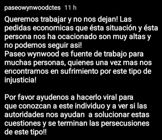 lucastoledoe_'s tweet photo. 🚨 difundan esto 🚨
banquemos a Paseo Wynwood y a todas las personas que forman parte, que llevan casi DOS MESES sin poder laburar tranquilos https://t.co/aMlOzhnZkd