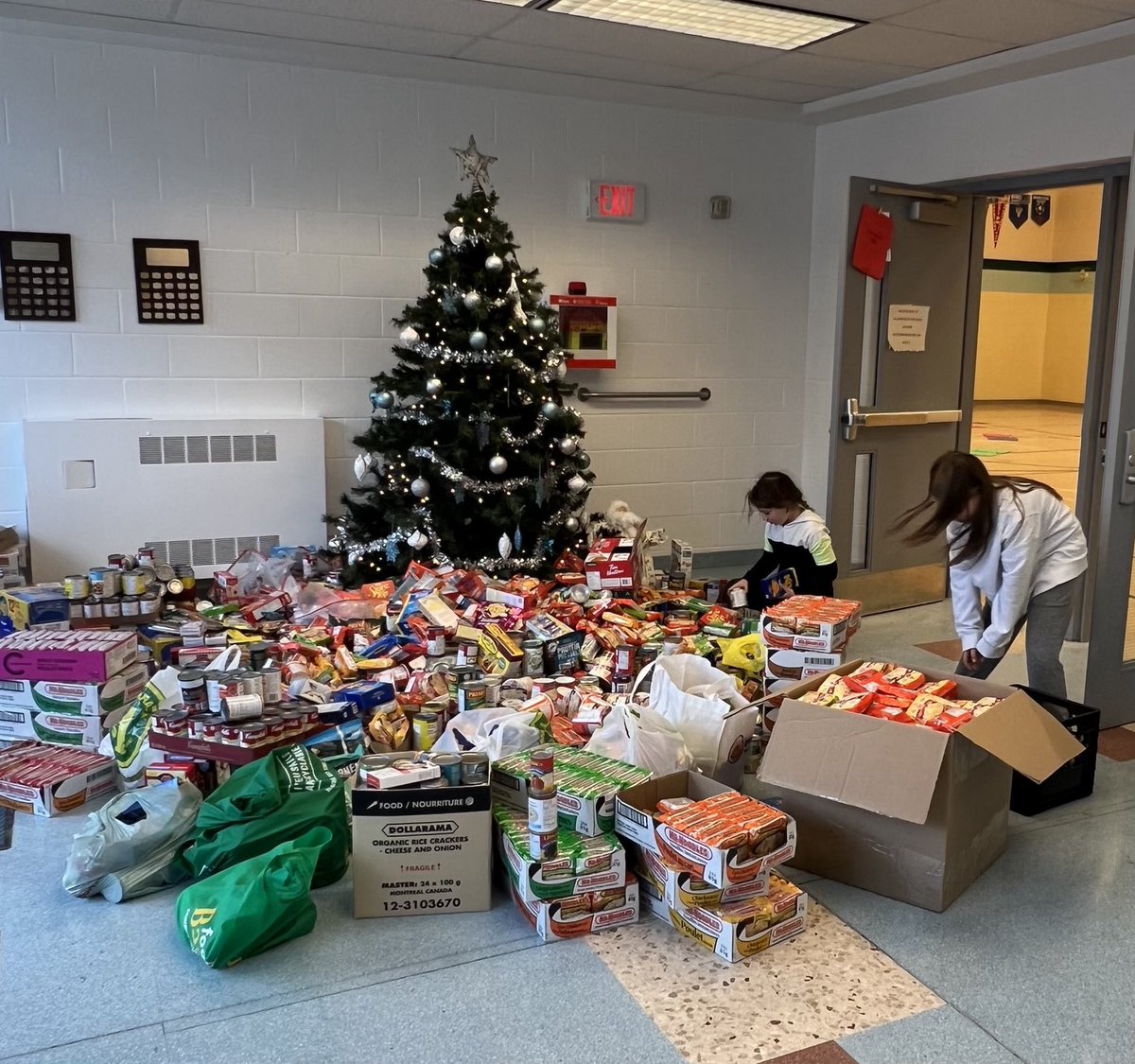 Overwhelming Christmas spirit from our St. Michael’s school community. Donations will be distributed to St Vincent de Paul and the Salvation Army this week. Huge thank you and gratitude for the generosity shown by our students and families.