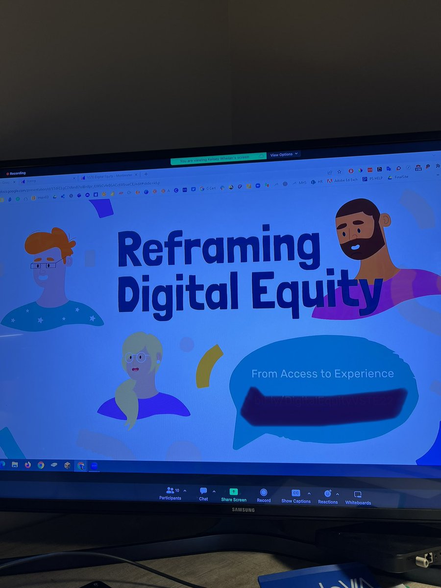 kennydeMonster's tweet photo. Thanks @kleytodd and @TheKelseyWhelan for sharing this topic! #VSTE22 #pwcsITC #techtoolsandchoice https://t.co/zz6rbi7KgP