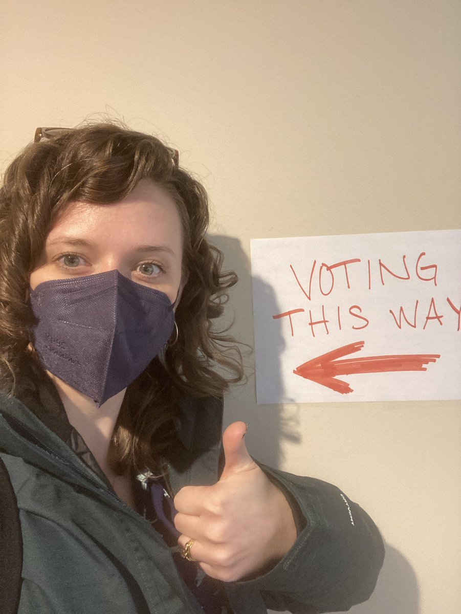 BlairTStowe's tweet photo. Proud to have voted YES today for @gradworkersofBU election! Voting today and Wednesday on the Charles River Campus and tomorrow at the Med Campus. Cast your ballot and get us a seat at the table! #SupportGradWorkers #GradUnions #FairPay #LivingWage https://t.co/X9LPcgKssQ