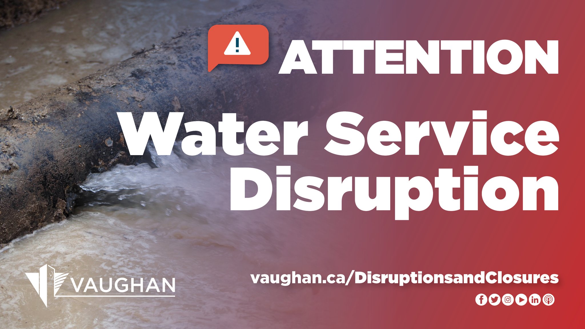 City of Vaughan on Twitter "WATER SERVICE INTERRUPTION As part of