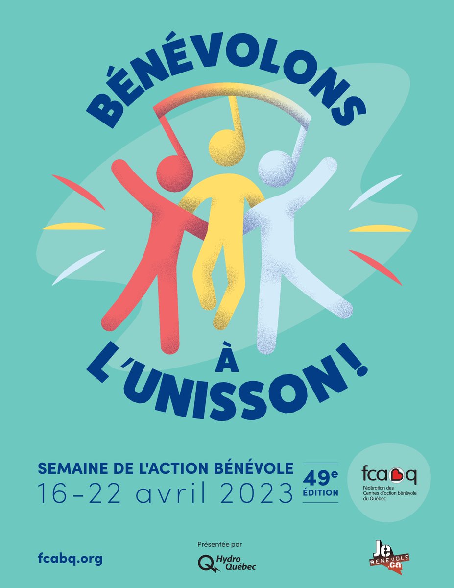 La #FCABQ tient à remercier l'ensemble des bénévoles du Québec pour leur générosité en cette Journée internationale des bénévoles. L'occasion idéale de vous dévoiler le thème de la #SAB2023!
#JeBénévole