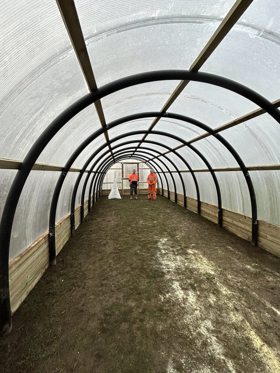 DrakiesPS's tweet photo. We are absolutely delighted with our ‘Polycrub’. Thanks to ‘The Raddery Trust’ &amp; our Parent Council for the financial support and to Steph and Iain for the work in the background (and installation). Now to find some green fingered children &amp; parents #Sustainable @HighlandCouncil https://t.co/oaoFvBvaW1