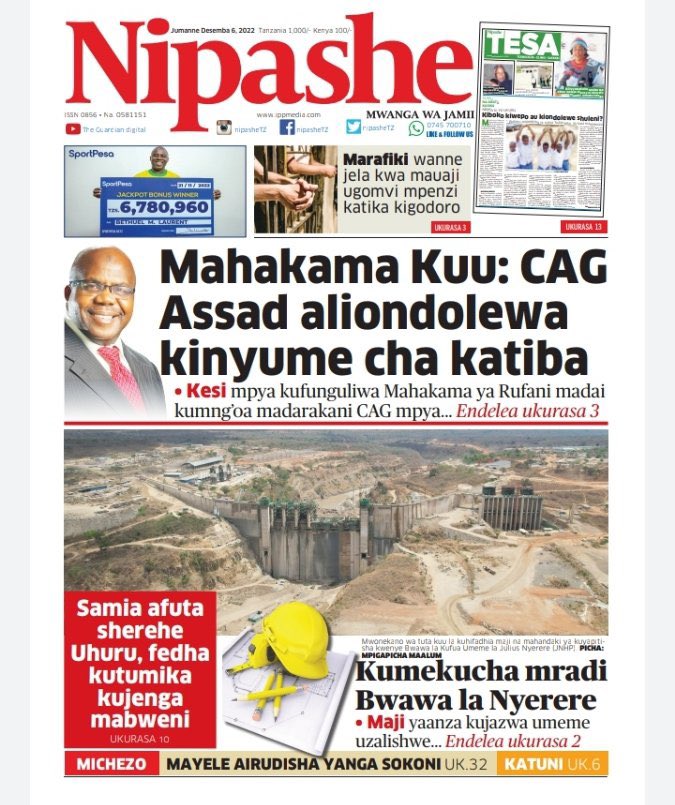 zittokabwe's tweet photo. Nawashukuru sana Center for Strategic Litigation (CSL) kwa kunitia moyo kufungua Kesi dhidi ya Rais wa Tanzania na kuhakikisha kuwa mawakili wangu wanasimamia Kesi hii vizuri na kwa ufanisi. Nawapongeza LHRC kwa kusimama upande wa Prof. Assad na kumwakilisha kisheria https://t.co/Ul6RFwQrN2