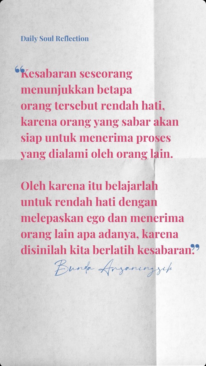 AG_BayuNugraha's tweet photo. Masing2x jiwa punya rekamannya sendiri dalam berlatih sabar. Hal ini akan tercermin dlm kehidupannya. Ada yng mampu mengendalikan diri ad yang masih perlu berlatih.

#KarmaReinkarnasi #MisteriSemesta #SpiritualModern #MeditasiOnline #MeditasiGuru
#SpiritualGaul #UpgradeYourHeart https://t.co/mUfM5uLQhm