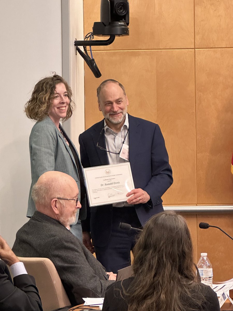 Big thanks to <a href="/RonEnnisMD1/">Ron Ennis, M.D.</a> for all his work on behalf of radiation oncology on the <a href="/NRCgov/">NRC</a>’s ACMUI. <a href="/ASTRO_org/">ASTRO</a>