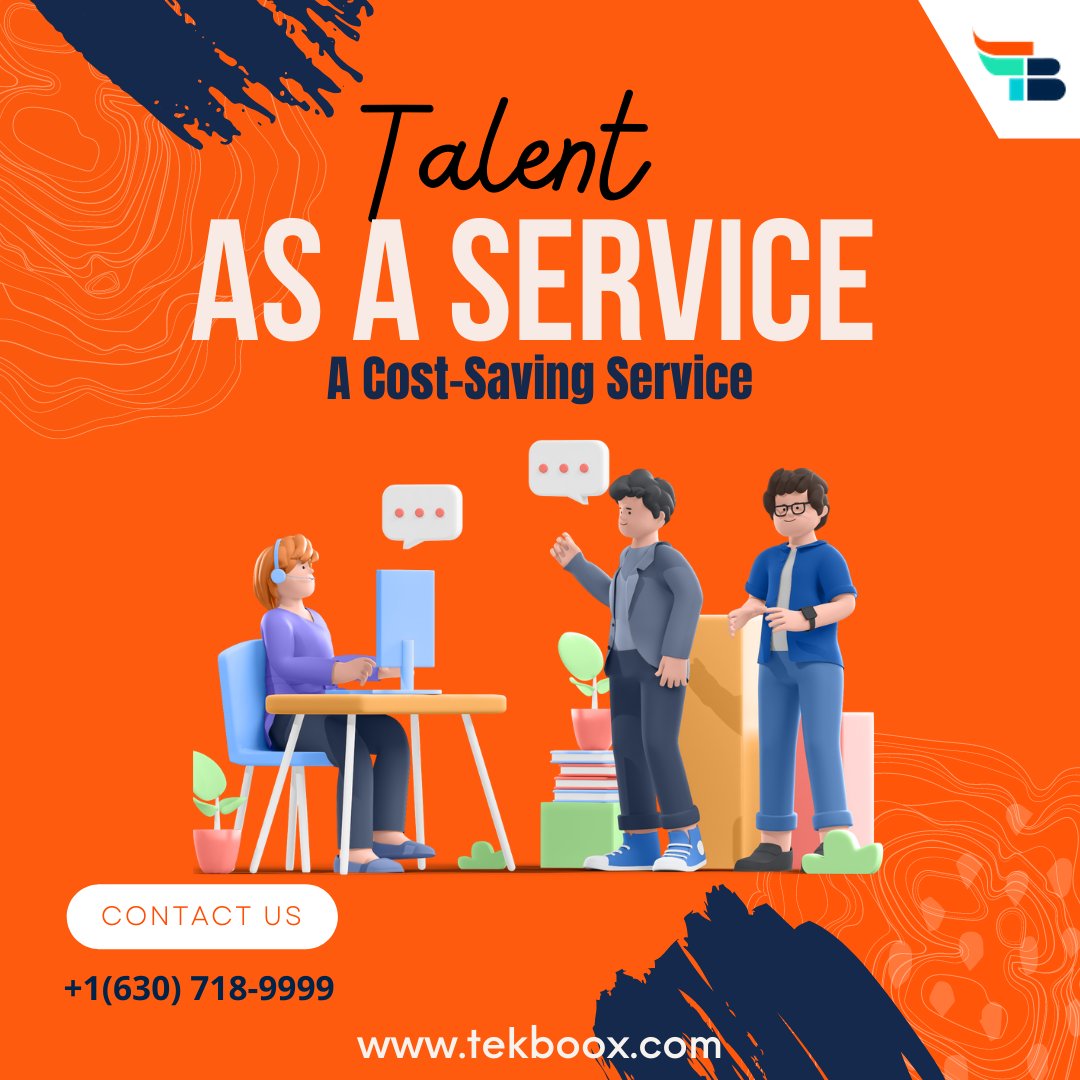 tekboox's tweet photo. Talent as a Service (TaaS) facilitates all-sized businesses to hire top Talent in the industry for a short time or project-based contracts. For companies with limited time and budget, this solution is ideal.
#talentasaservice #humanresources https://t.co/87YvFYU36N