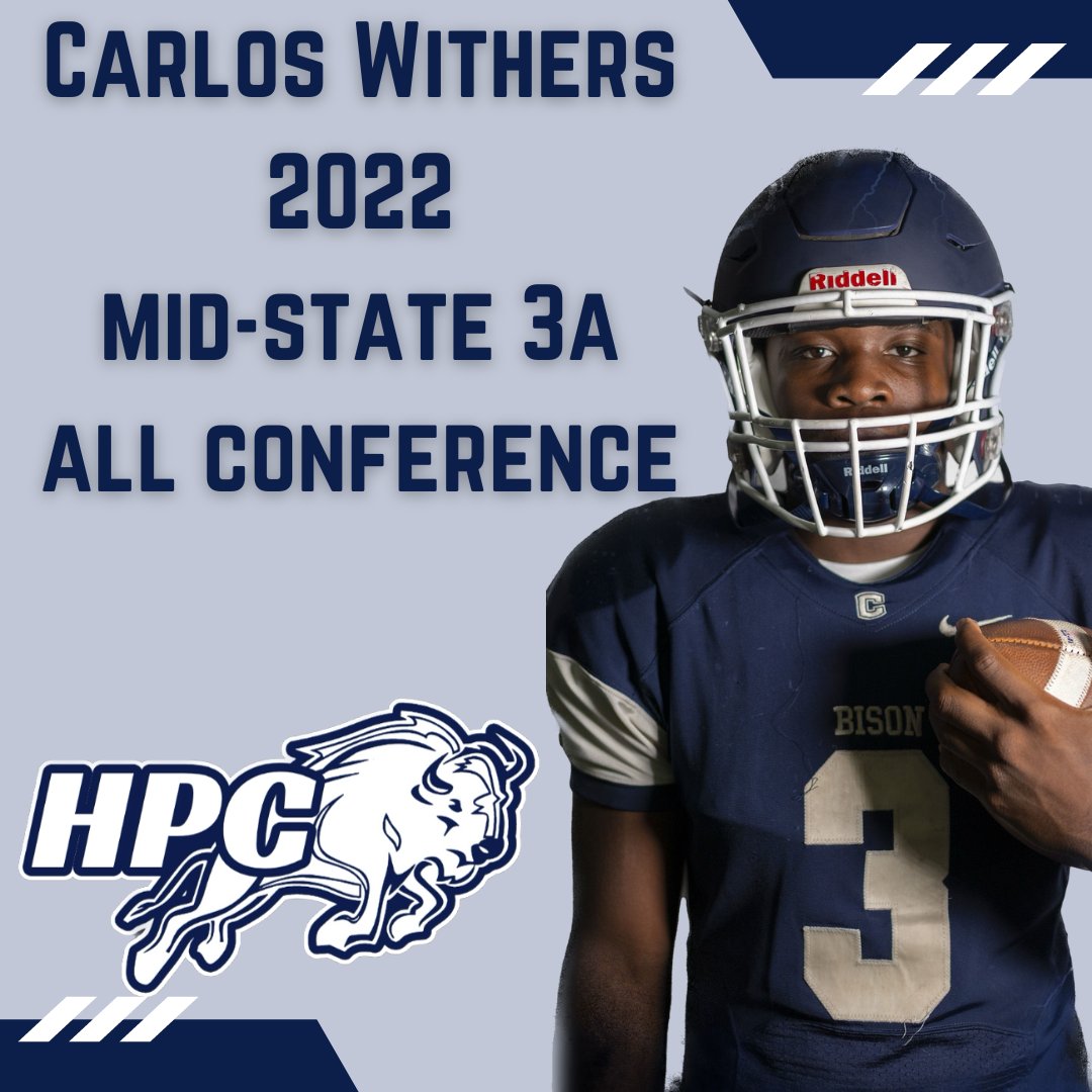 hpcbisonfball's tweet photo. Congratulations to @CarlosWithers_3 @ErvinCurt @hettenm @HPCBisonSports #WIN #HornsUp #CTN https://t.co/2lS5rVmOsm