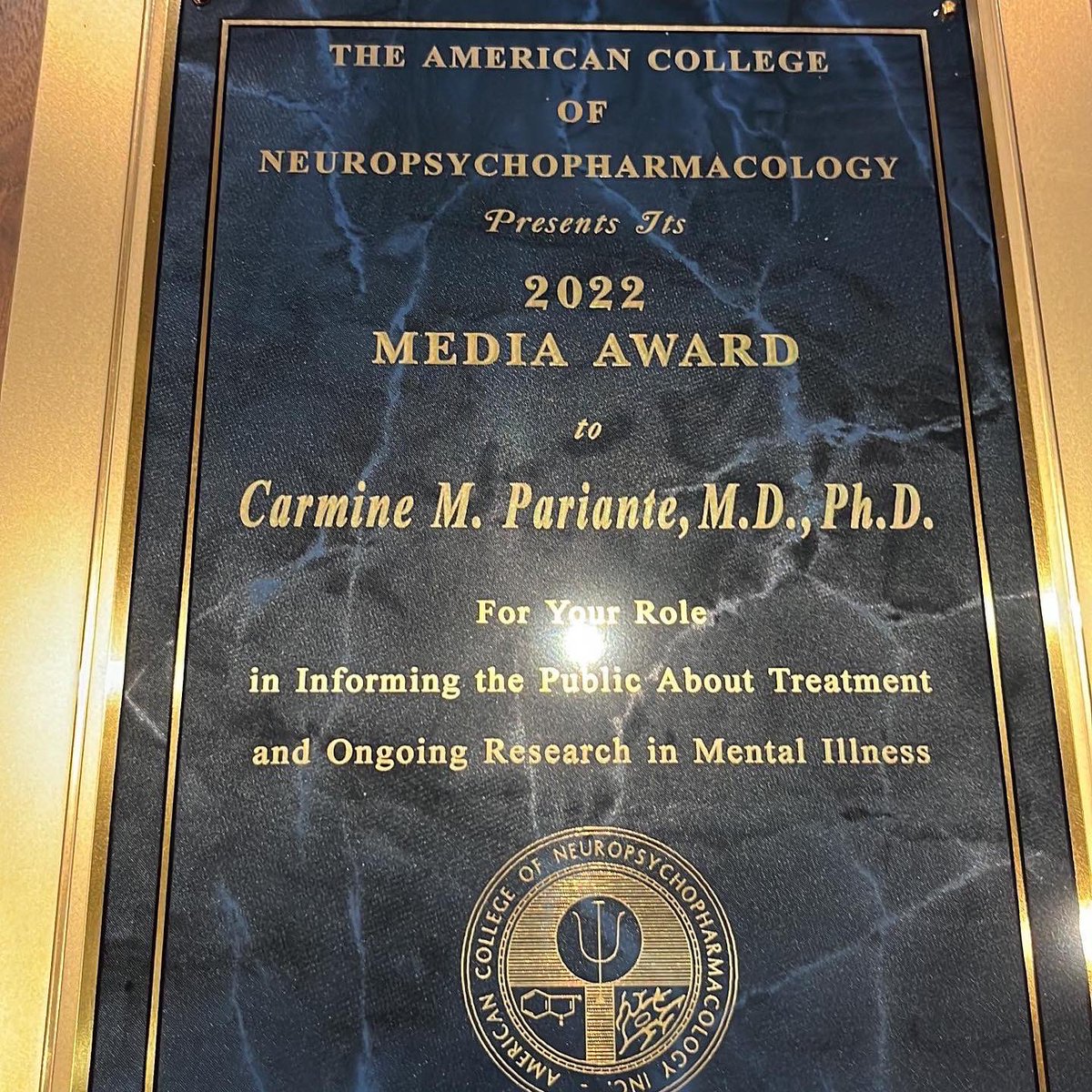 Carmine M. Pariante tweet media