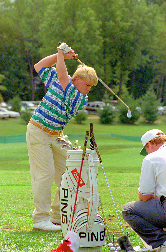GolfDigest's tweet photo. Young JD. 1991. https://t.co/YVoMyH3Irc