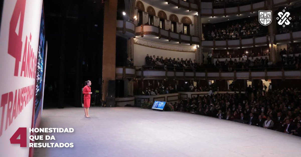 ParticipacionT's tweet photo. Hoy acompañamos a nuestra jefa de gobierno, la Dra. @Claudiashein en su ejercicio de rendición de cuentas como jefa de gobierno. 
#HonestidadQueDaResultados https://t.co/QylESmF6De