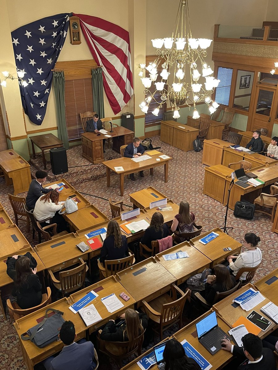 Johnthebaum's tweet photo. Amazing wknd - 75th @ymca Youth &amp; Government conference! These students are incredible to watch and an inspiration for the future! 
Thanks to @AZHouseGOP for allowing the students to continue to use the chamber and to @azcapitolmuseum for use of the historic chambers this year 🏛️ https://t.co/fLdq9ZgPiZ