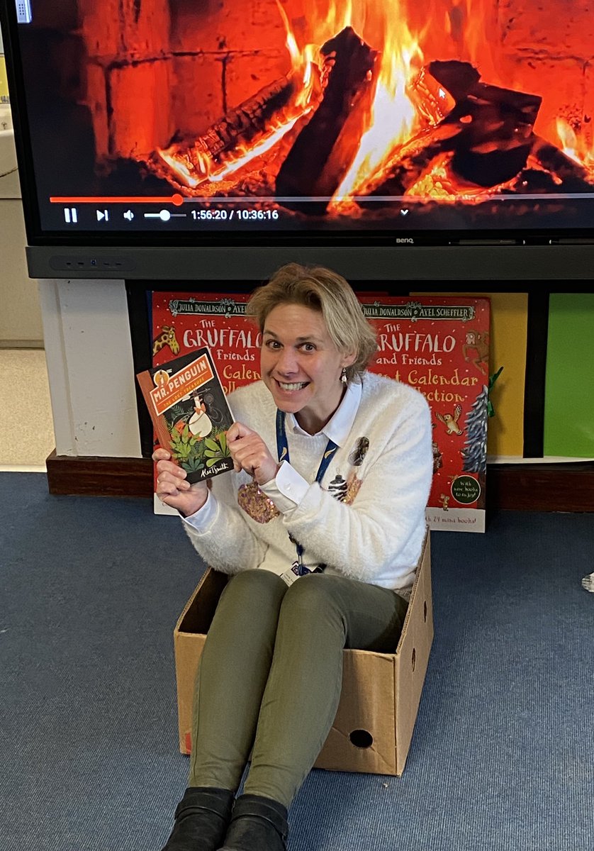 MrsVeriTea's tweet photo. Today’s episode of #VerityInABox (🙈🥴) &amp; the box saved the day as a snail shell-come-tortoise home 🐌🐢 as well as a reading throne. 🪑#deescalation #MeetingTheNeed #KS1Teacher #TeamYear2 #TeacherLife #LifeIsNeverDull #SEMH #PACE #JustABitBonkers #YouHaveToLaugh #YouNeedToLaugh https://t.co/ciTS3aSfsZ