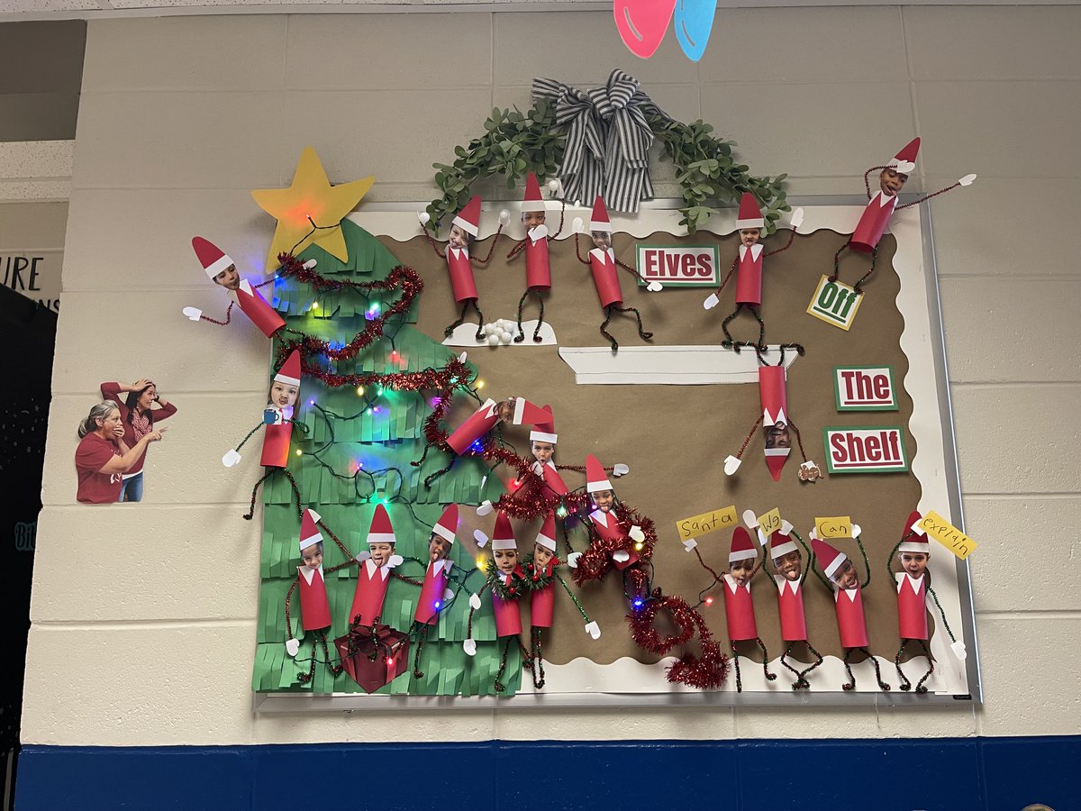 WBRelearning's tweet photo. We love these "elves off the shelf" from Ms. Bonadona's Pre-K class at BES! #WBReLearning #WeAreWBR https://t.co/RGdJLBoP9z