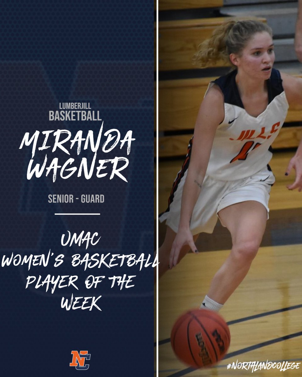 Jordan Brennan- UMAC Men’s Basketball Player of the week!

Miranda Wagner- UMAC Women’s Basketball Player of the week! 

#NorthlandCollege