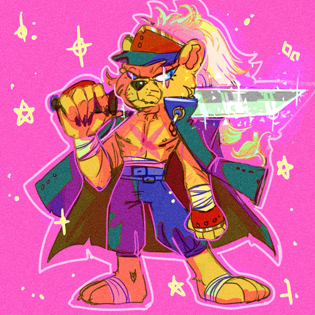 MaybelsArt's tweet photo. Bancholeomon slashes into battle hehe
#digimon #digicember #bancholeomon https://t.co/HKGFu7BPTm