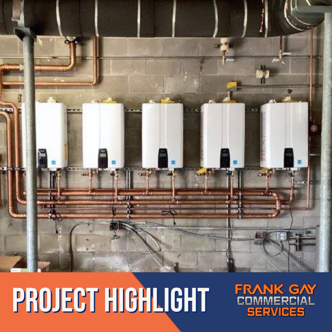 fgcommercial's tweet photo. Check out our tech’s install of tankless water heaters 🤩 Happy #maintenancemonday https://t.co/FSaiKGXtkt