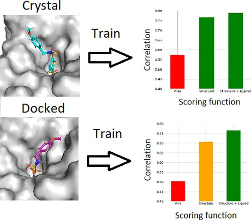 JCIM_JCTC's tweet photo. Learning from Docked Ligands: Ligand-Based Features Rescue Structure-Based Scoring Functions When Trained on Docked Poses #Docking #compchem #drugdiscovery 
https://t.co/4BszoQd8vH 
@gmm @OPIGlets @FergusBoyles 
#current_issue #JCIM #MachineLearning #DeepLearning https://t.co/9mvqPz94i8