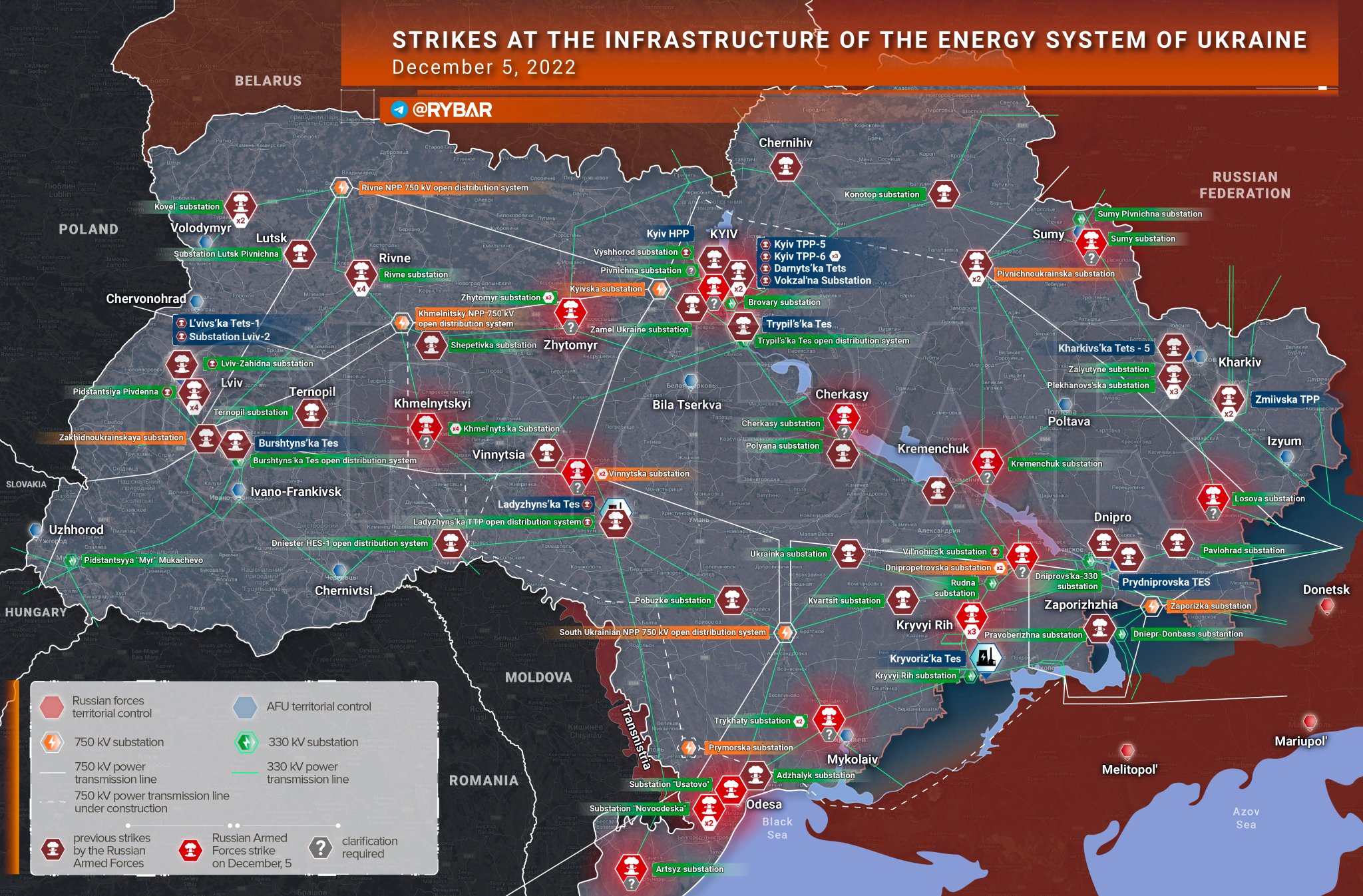 Rybar In English On Twitter Mass Missile Strike By The Russian 
