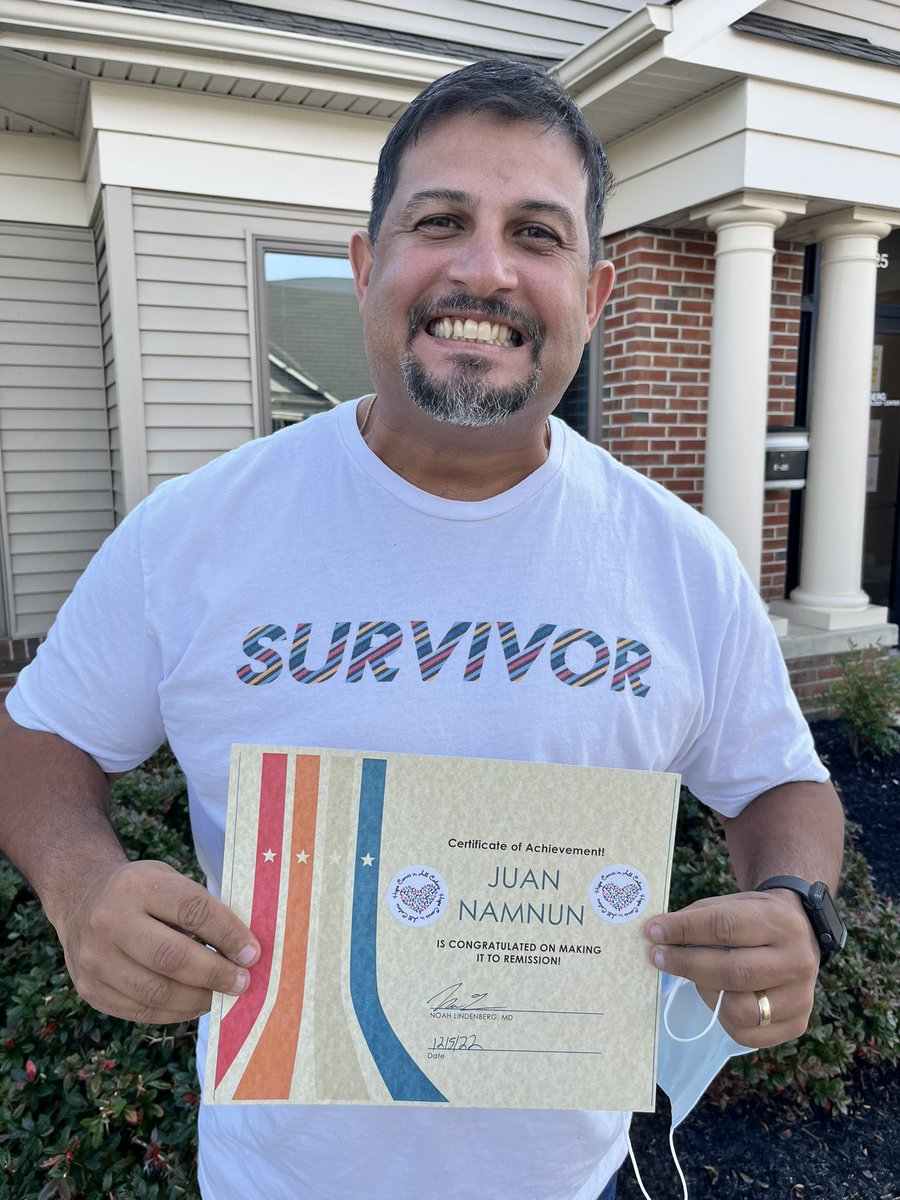 This has been a remarkable journey. Some dark times and some amazing times. From <a href="/GMA/">Good Morning America</a> to <a href="/Eagles/">Philadelphia Eagles</a> and <a href="/Phillies/">Philadelphia Phillies</a> and to all the wonderful people at <a href="/DelranSchools/">Delran Public School</a> and <a href="/FrankfordHS/">Frankford HS</a> who gave me strength and hope, thank you!!! As of this morning, I’ve kicked cancers ass!!!!