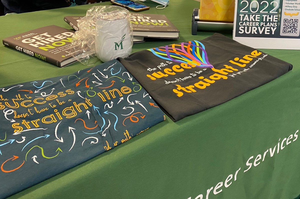masoncareer's tweet photo. December graduates, take a break from finals and complete the Career Plans Survey. We'll be in the JC at lunch time this week giving away FREE T-SHIRTS and other swag to soon-to-be-alumni who take the survey or show their completed confirmation message. #classof2022 #finalfinals https://t.co/QtxtdTWXD3