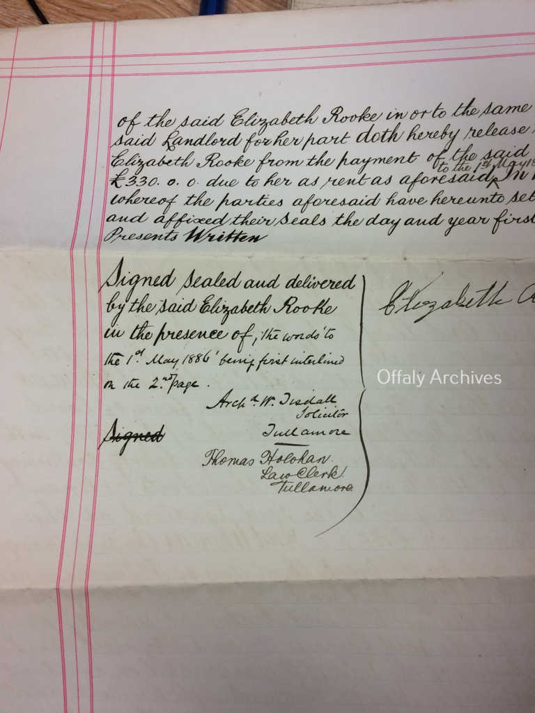 offalyhistory's tweet photo. Day 7 of #ExploreYourArchive Week is #EYALanguages. #ExploreYourArchive Archives and Records Association (Ireland) Offaly Libraries Offaly Heritage The language of law and witnessed by Thomas Holohan of Clonminch, Tullamore who later became deputy to the Offaly County Registrar. https://t.co/s1H2Q6OrDX