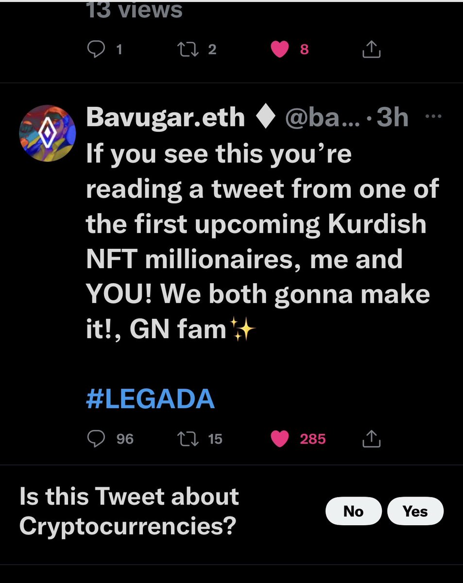 NFTLadyEve's tweet photo. @bavugar from last year!! I hope they stop tracking us @elonmusk
#LEGADA #NFTcommunity https://t.co/LE1IKwr2dy