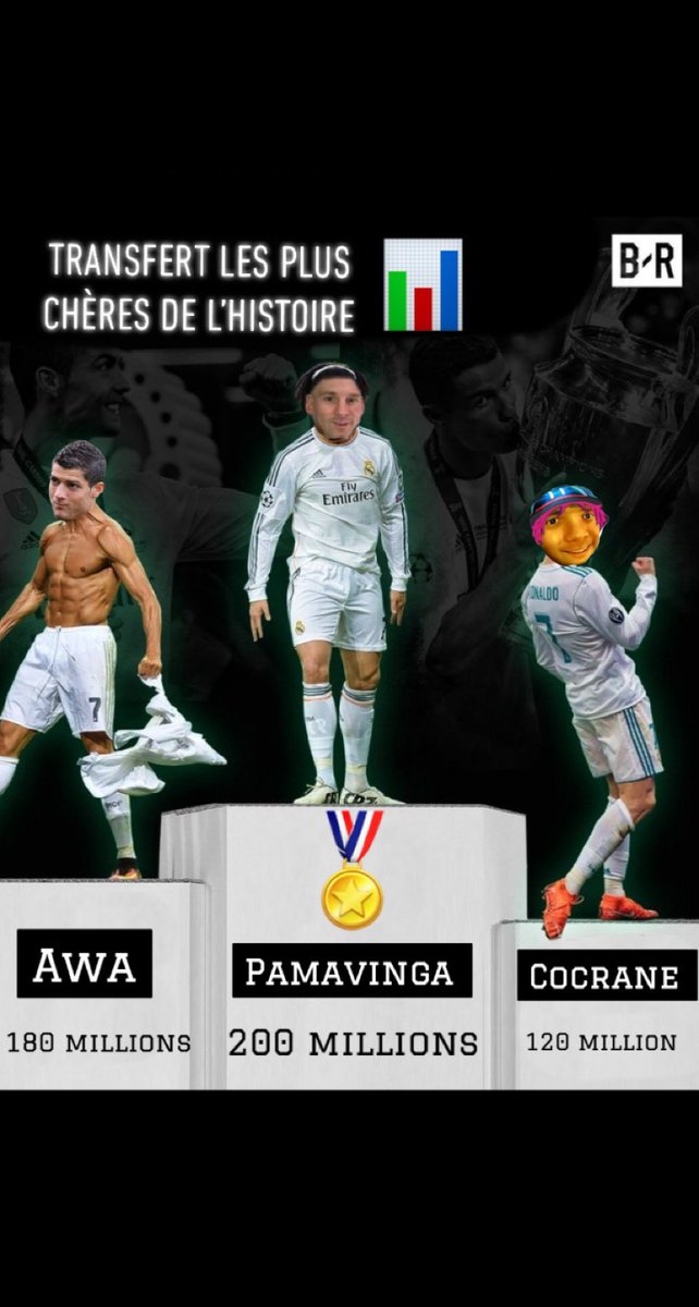 PMCSport's tweet photo. OFFICIEL 🚨

Voici le TOP 3 des transferts les plus chères de la Pwitter League ! 💥 

3 Joueurs du Peal dominent ce classement ! 🤯 https://t.co/4lv4eyzuAo