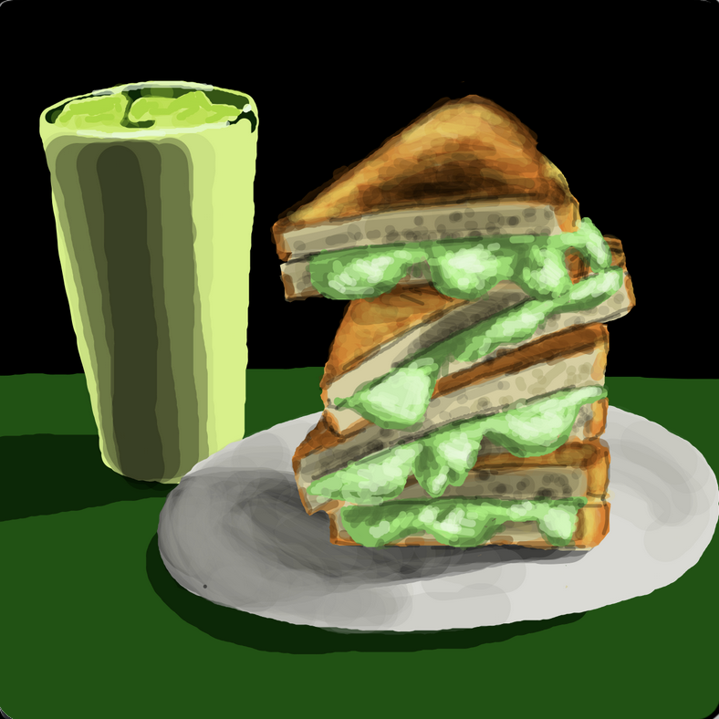 Here's the other contest WINNER: "Mountain Goo With Grilled Goo" by <a href="/arklexid/">ArkLexid</a>. While not traditional Thanksgobbling food, this is what my mother used to make for me when I was home sick from school. So in essence this work made me sick...in a good way. Congrats on your victory!