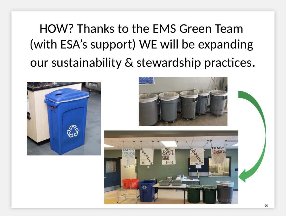 JuliaFliss's tweet photo. What IS stewardship? Which sustainability practices can WE integrate into our everyday routines to #makeadifference?

How can we bring what we will learn at Outdoor Lab back to EMS?
 
#LeaveNoTrace #GreenTeam #RISE #ClimateActionUS #TeamEvergreen https://t.co/SJ31iDzxAI