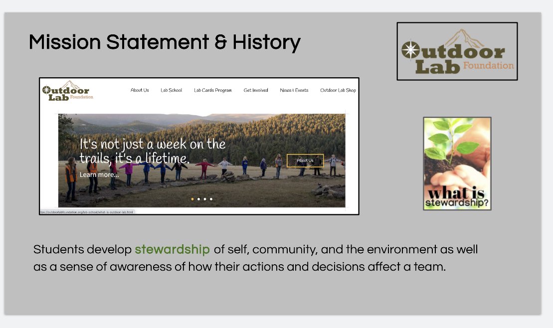JuliaFliss's tweet photo. What IS stewardship? Which sustainability practices can WE integrate into our everyday routines to #makeadifference?

How can we bring what we will learn at Outdoor Lab back to EMS?
 
#LeaveNoTrace #GreenTeam #RISE #ClimateActionUS #TeamEvergreen https://t.co/SJ31iDzxAI