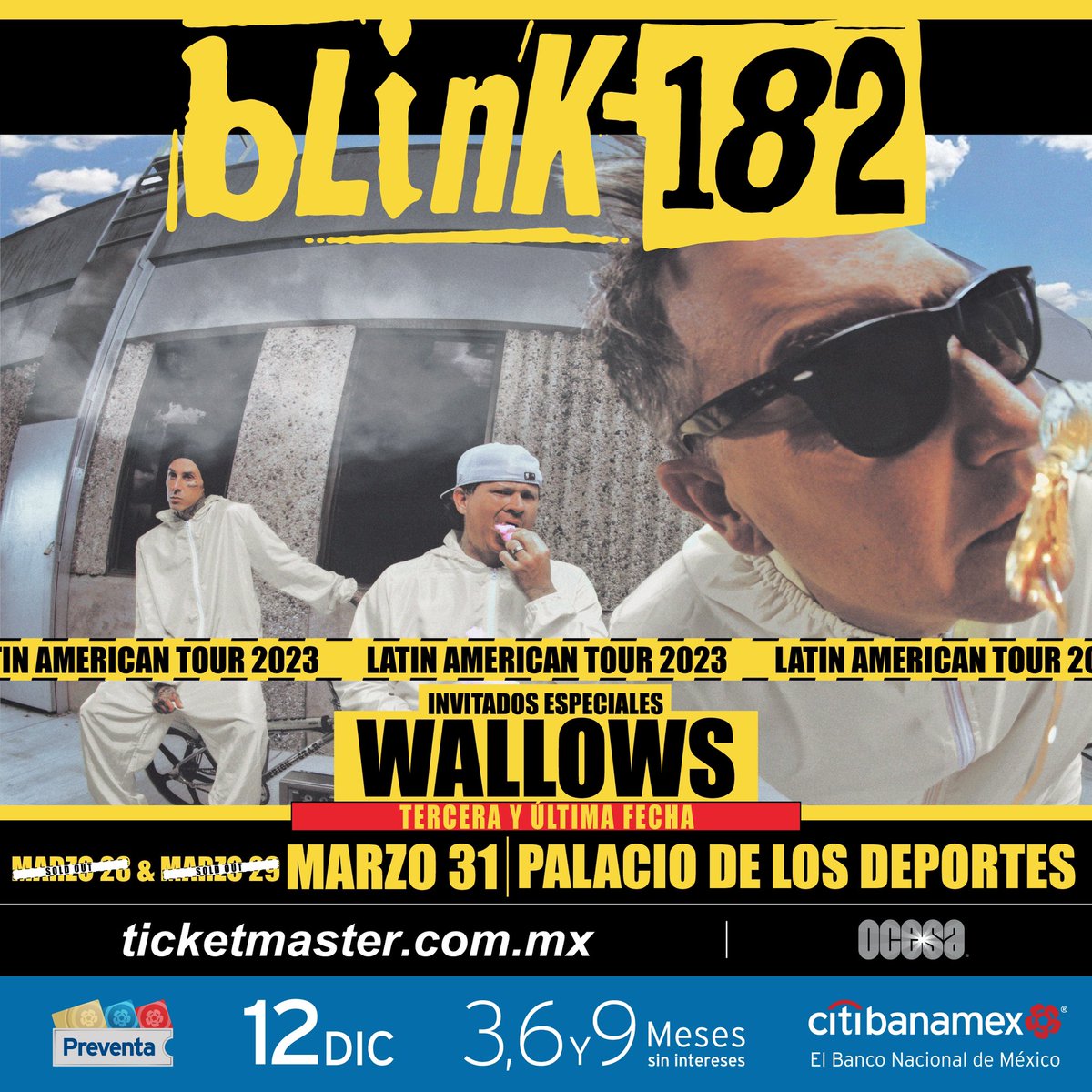 blink182's tweet photo. Palacio De Los Deportes - March 31

https://t.co/Iv0sUD2JUh https://t.co/RUIxTFveQW