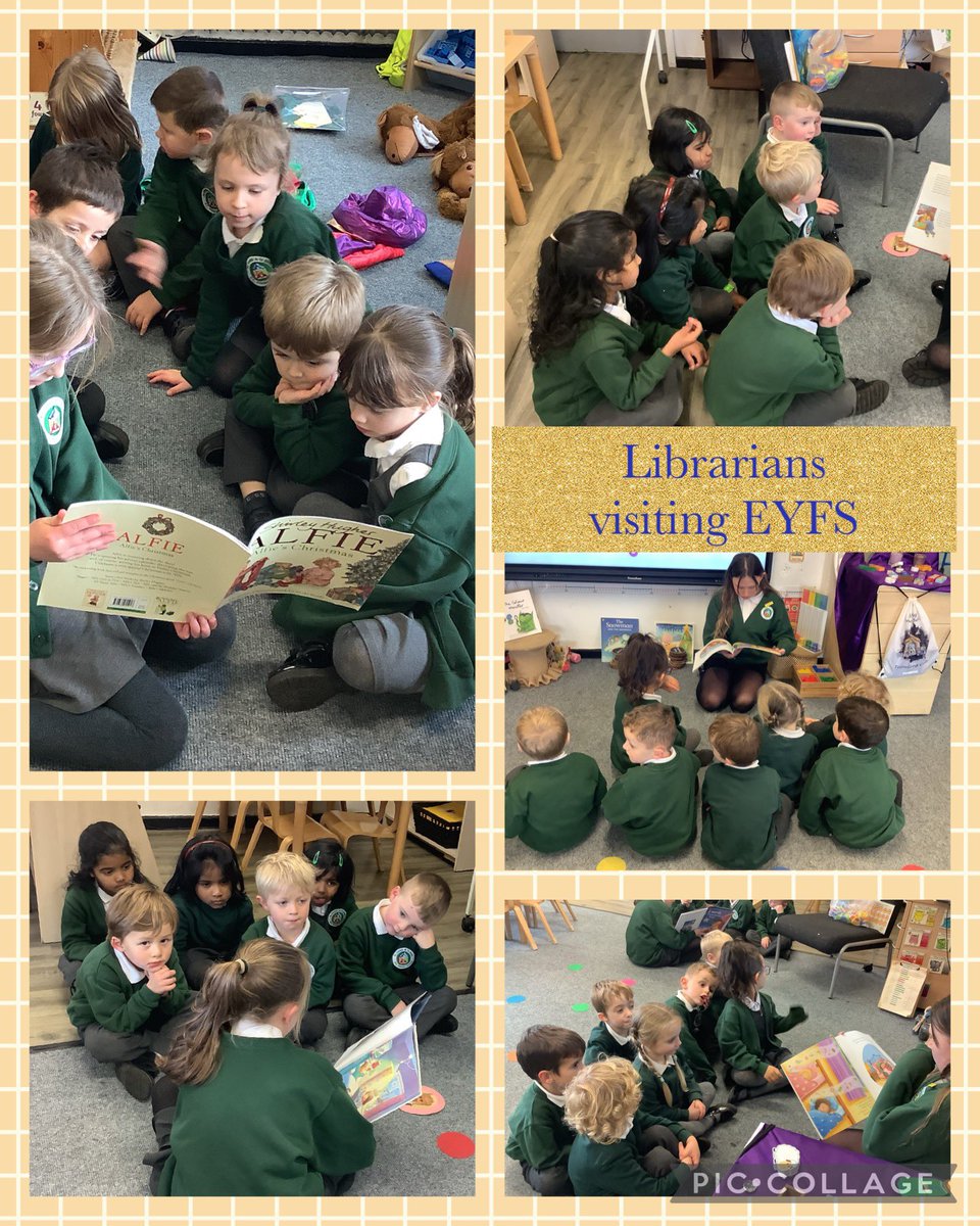 There’s nothing better than listening to a good book! Our Librarians came to visit Reception this afternoon. @StJosephStBede #SJSBEnglish #LoveToRead #SJSBEYFS