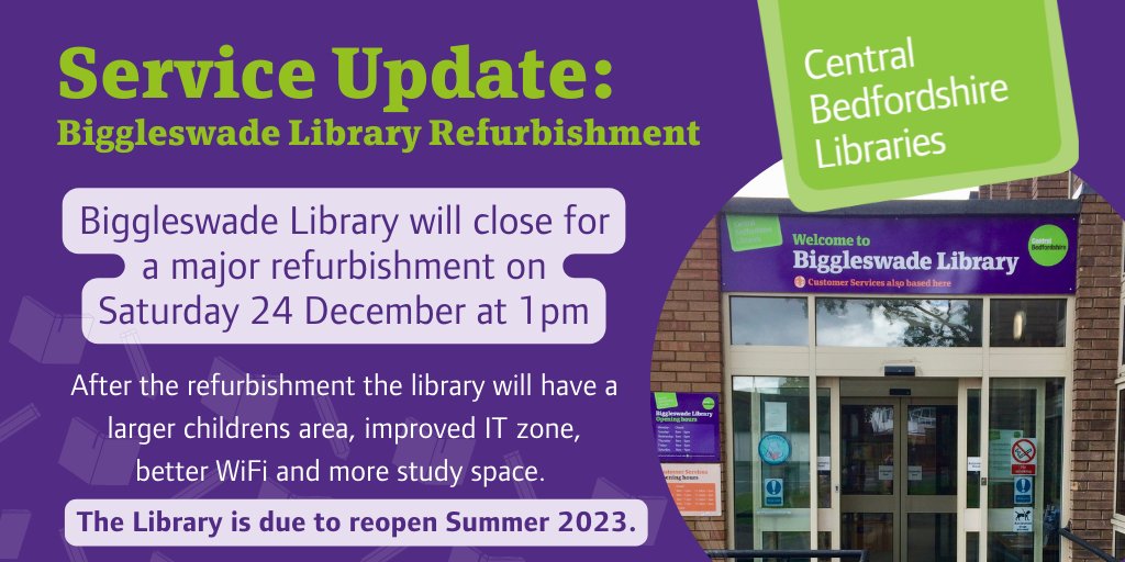 Central Bedfordshire Council ♻️ on Twitter "RT cbc_libraries Advance