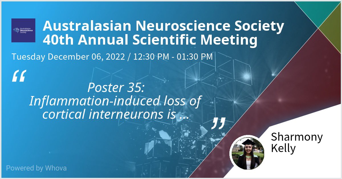 Sharmony B Kelly (@sciencesharmony) on Twitter photo Day 2 of the Australasian Neuroscience Society 40th Annual Scientific Meeting. Please check out my poster if you're attending the event!! 🧠 <a href="/AusNeuroSoc/">Australasian Neuroscience Society (ANS)</a> #ANS2022 Day 2 of the Australasian Neuroscience Society 40th Annual Scientific Meeting. Please check out my poster if you're attending the event!! 🧠 <a href="/AusNeuroSoc/">Australasian Neuroscience Society (ANS)</a> #ANS2022