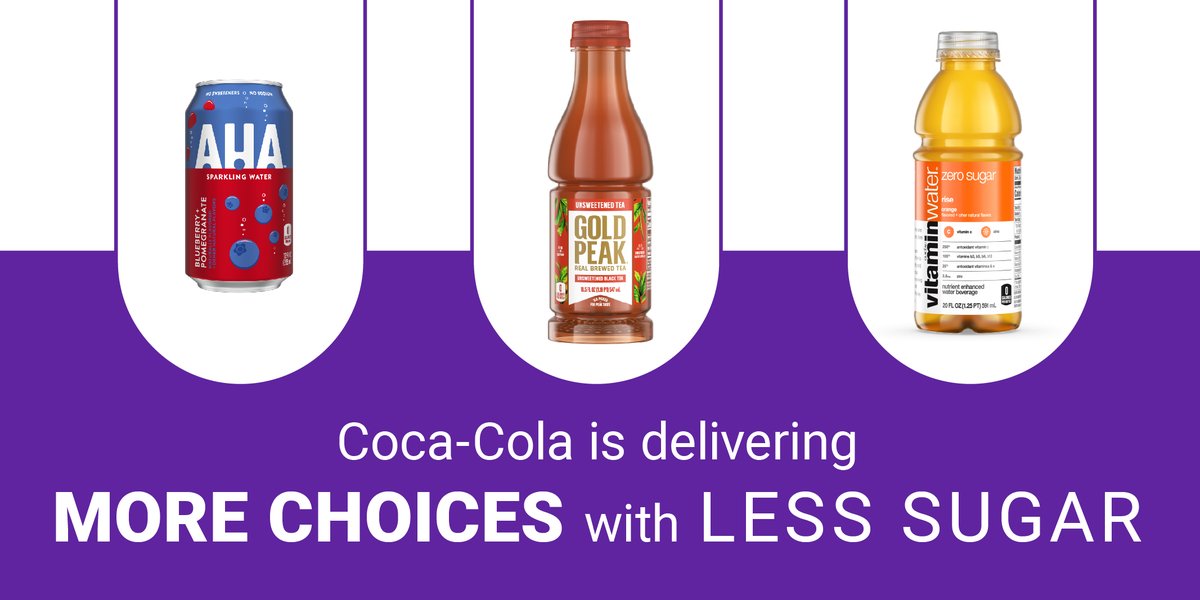 BalanceUS's tweet photo. @CocaColaCo is delivering #morechoices with #lesssugar across the country. From refreshing sparkling waters, to low and zero sugar sports drinks and tea you can #thinkbalance during this new year! https://t.co/BKOfOiSRCQ