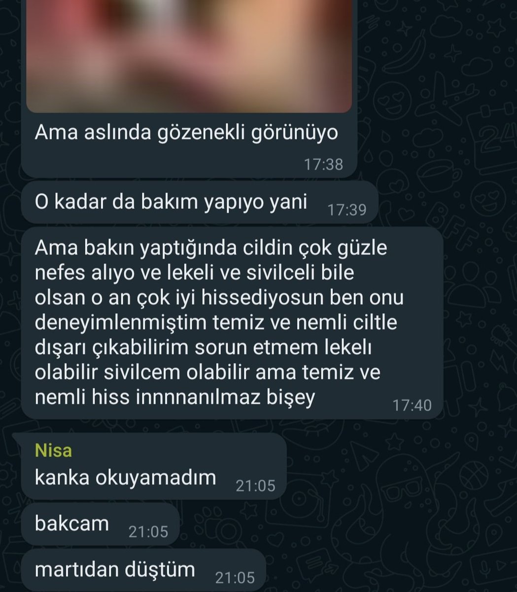canım çok geçmiş olsun ama önce gözenekli cilt probleminden bahsetmem lazım
