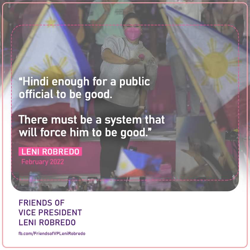 emilianooreyes1's tweet photo. That's so far the strongest statement I've ever heard from Dr Atty Leni Robredo. There's so much evil and corruption happening around this Country that need to be stopped once and for all. https://t.co/pktMYCLTHt