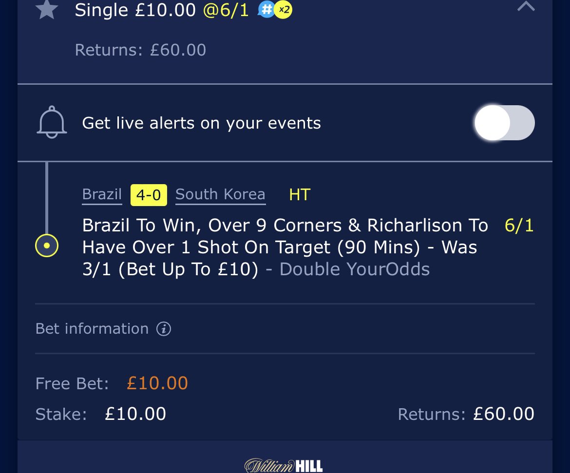 Danieljoseph181's tweet photo. @iroquois91P @WilliamHill Robbed 😭 https://t.co/xywGbJEHiJ