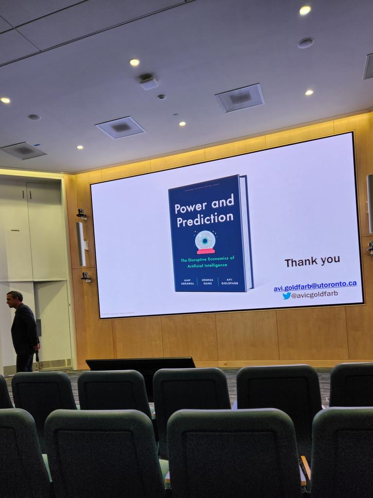 Prasad Vana (@vana_prasad) on Twitter photo We had a great time hosting <a href="/avicgoldfarb/">Avi Goldfarb</a> as a guest speaker for our Analytics course at <a href="/TuckSchool/">Tuck School</a>. Avi spoke about his new book and all the amazing insights about AI. Our students were highly engaged and asked several thoughtful questions. We also chatted about research ideas! We had a great time hosting <a href="/avicgoldfarb/">Avi Goldfarb</a> as a guest speaker for our Analytics course at <a href="/TuckSchool/">Tuck School</a>. Avi spoke about his new book and all the amazing insights about AI. Our students were highly engaged and asked several thoughtful questions. We also chatted about research ideas!