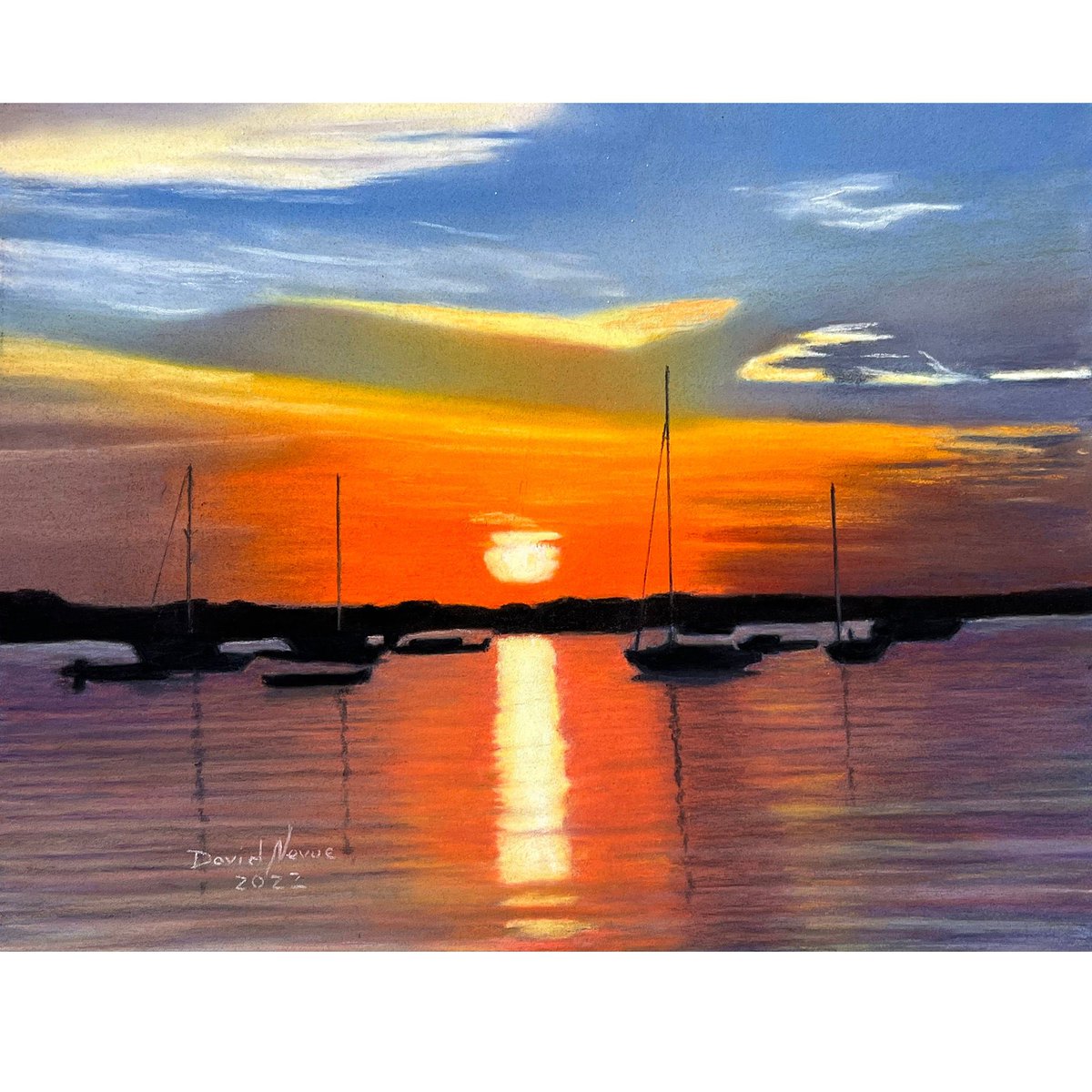 NevueArt's tweet photo. New 5 x 7 Breaking Dawn Cape Cod Sunrise Matted Art Print. #capecodart #wallart https://t.co/obcoOv4IoN https://t.co/lHnII5RfJk