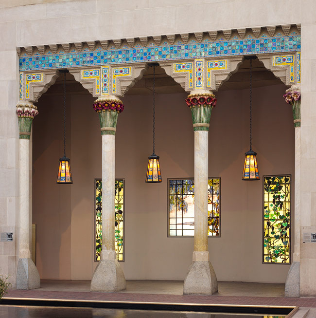 Loggia from Laurelton Hall, Oyster Bay, New York, 1905 | Louis Comfort Tiffany