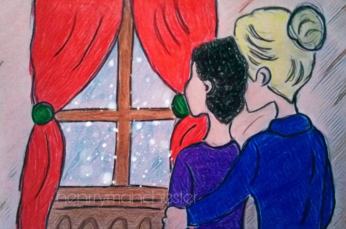 Henmanchester's tweet photo. Day 3: snowed in. 

Aemond and Luke gazed out at the snowfall in their home, wrapped in soft, cozy sweaters, drinking hot chocolate, holding each other💕

#Lucemond #LucemondChristmas https://t.co/cPk9m6kVW0