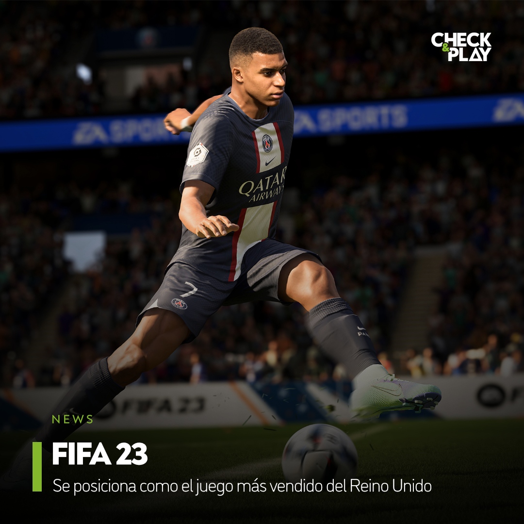 Check_and_Play's tweet photo. El juego anual de EA Games, ha logrado superar en ventas a CoD Modern Warfare 2 y God of War Ragnarok durante el mes de noviembre en ventas de formato físico. 

#fifa #proclubs #h #easportsfifa #fut #fifaultimateteam #fifaproclubs #torneofifa #divisionrivals #ligagamer https://t.co/cGiVEP6Zbm