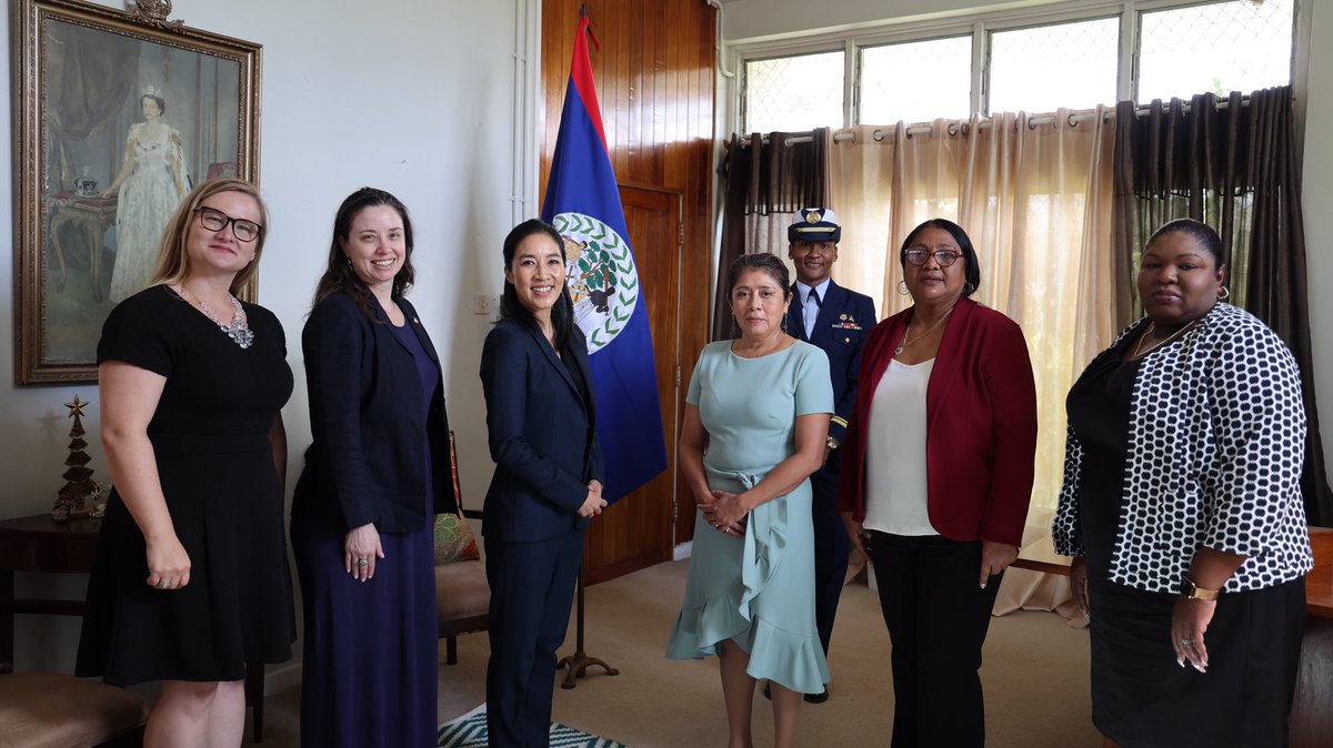 U.S. Embassy Belize on Twitter: "U.S. Ambassador Michelle Kwan today